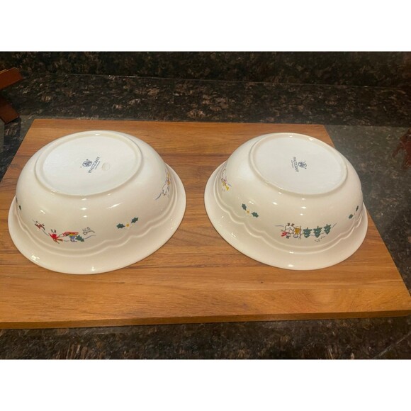 Pfaltzgraff SNOW VILLAGE Vegetable/Serving Bowls - Picture 4 of 7